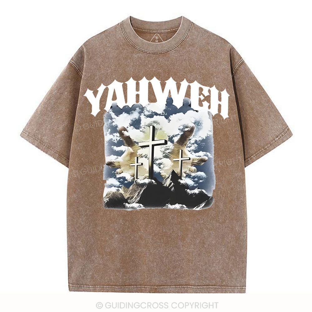 Yahweh Christian Washed T-Shirt