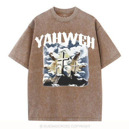 Yahweh Christian Washed T-Shirt