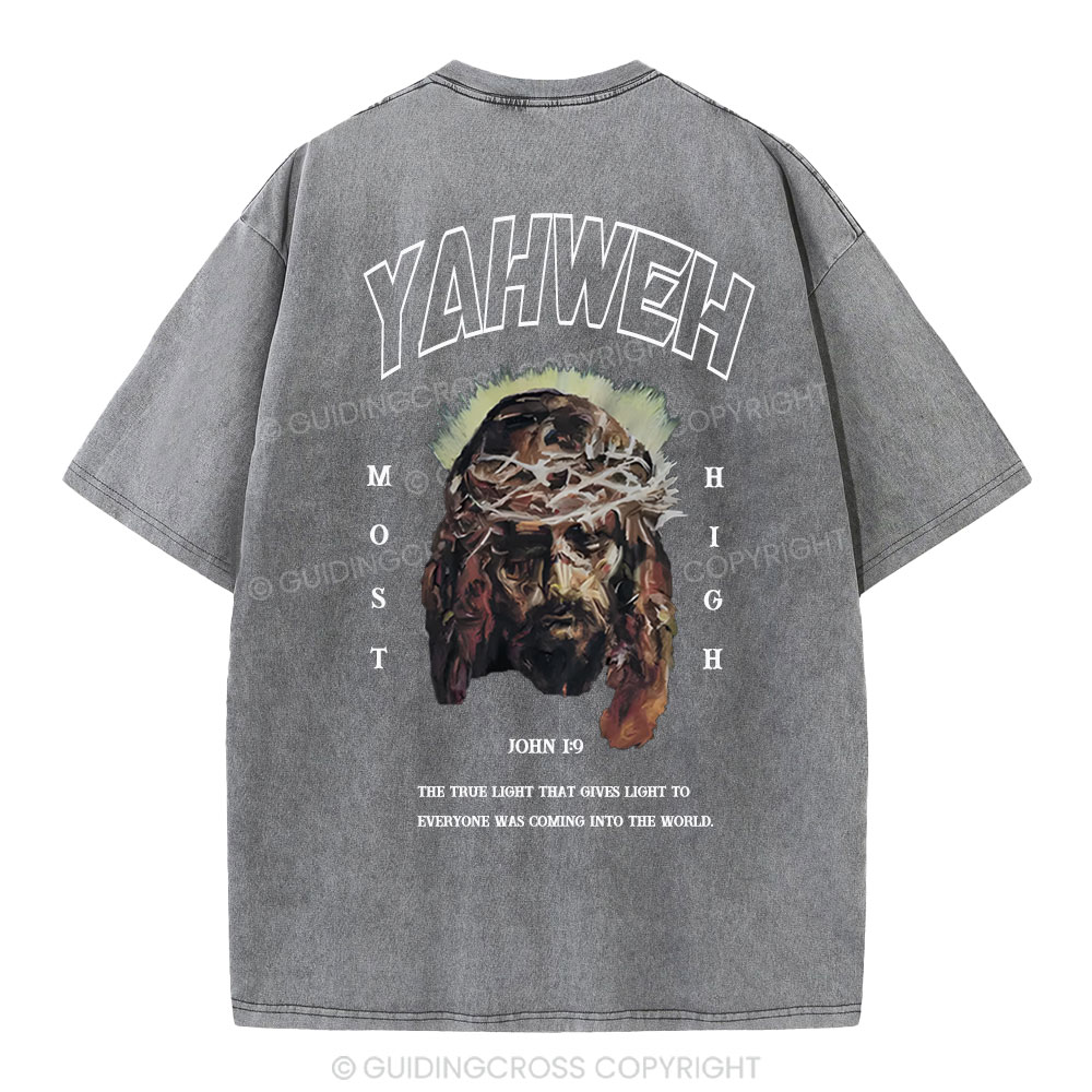 Yahweh Christian Washed T-Shirt