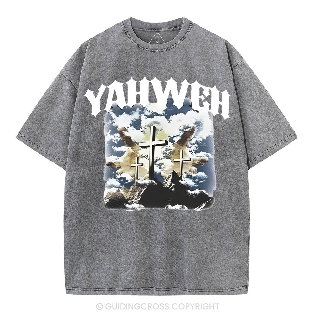 Yahweh Christian Washed T-Shirt