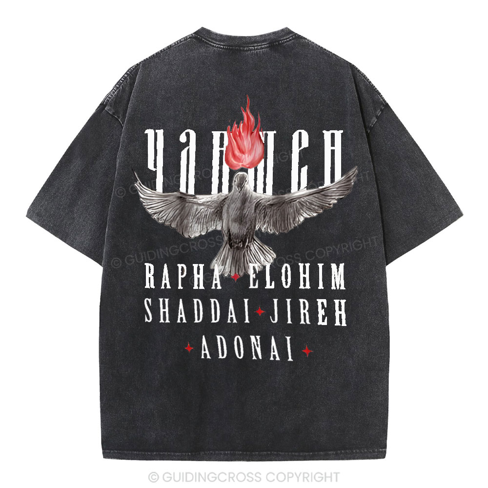 Yahweh Christian Washed T-Shirt