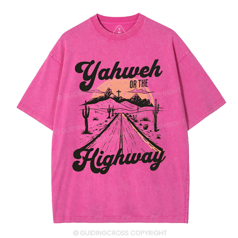 Yahweh Christian Washed T-Shrit
