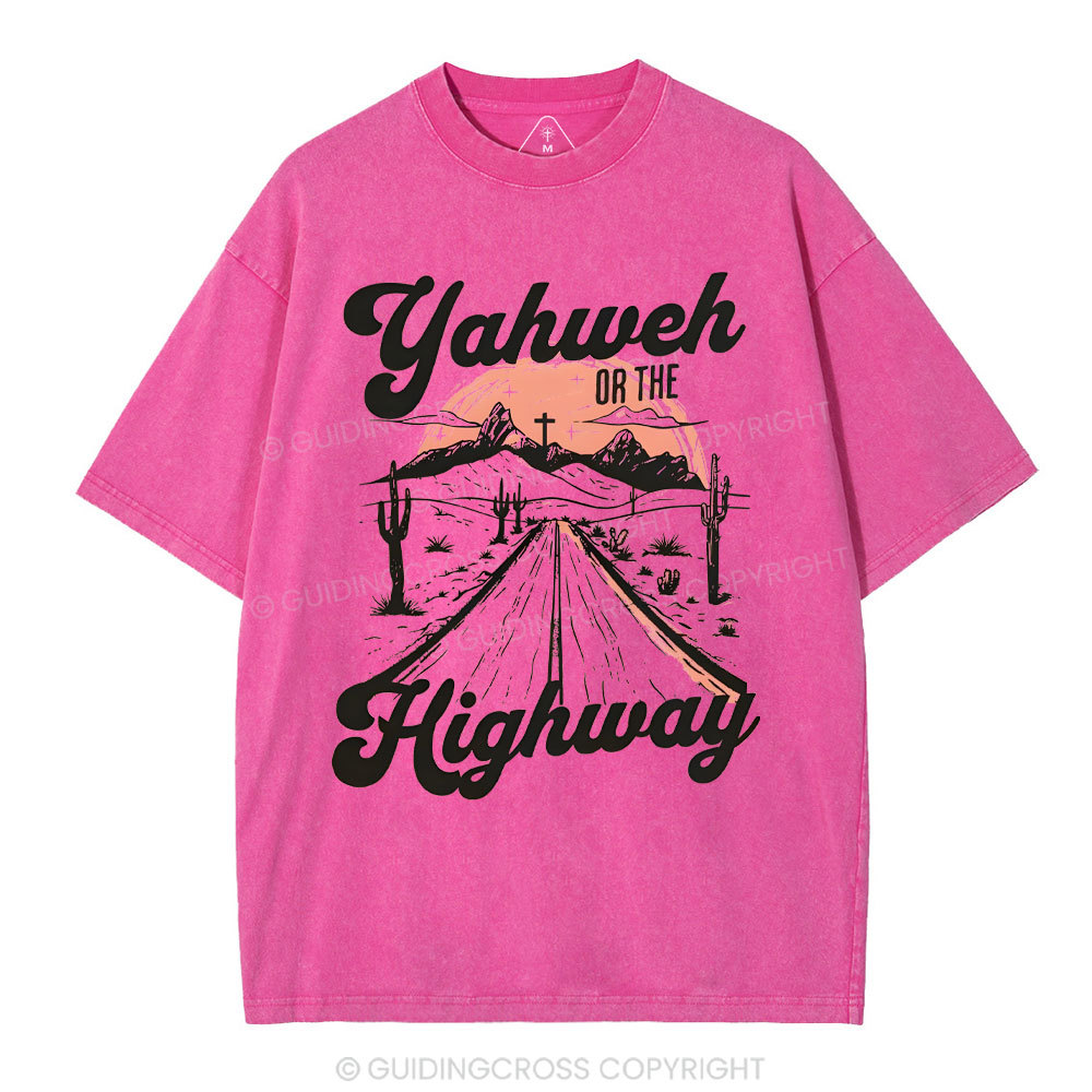 Yahweh Christian Washed T-Shrit