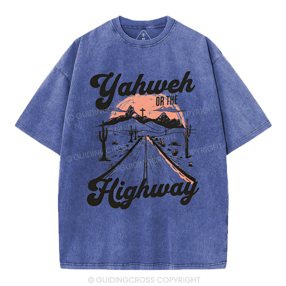 Yahweh Christian Washed T-Shrit