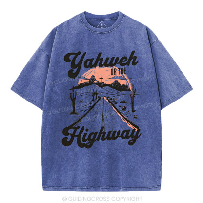 Yahweh Christian Washed T-Shrit