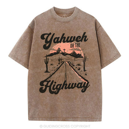 Yahweh Christian Washed T-Shrit