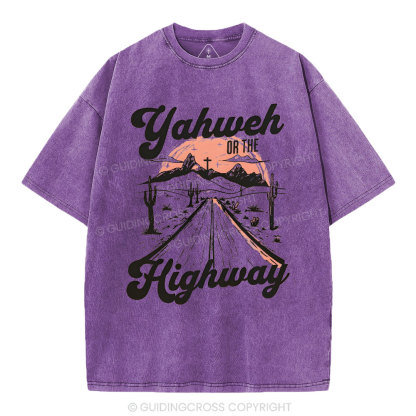 Yahweh Christian Washed T-Shrit