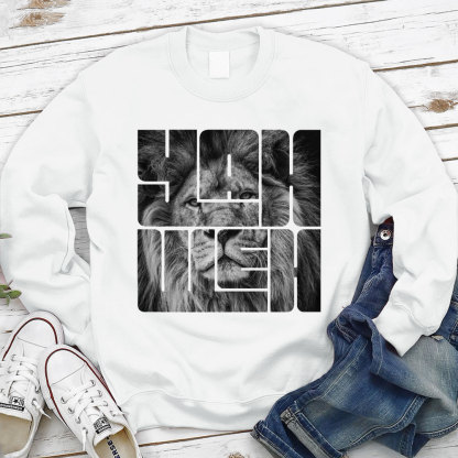 Yahweh Lion Of Judah Christian Sweatshirt