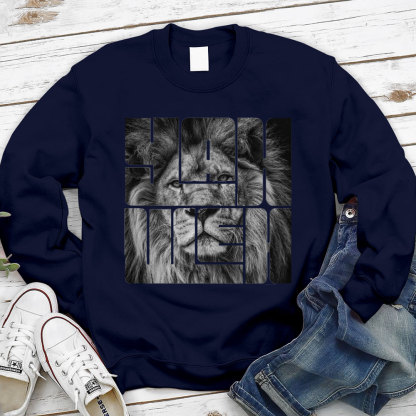 Yahweh Lion Of Judah Christian Sweatshirt