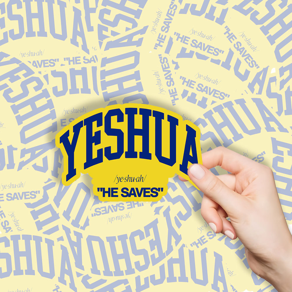 Yeshau He Saves Christian Stickers