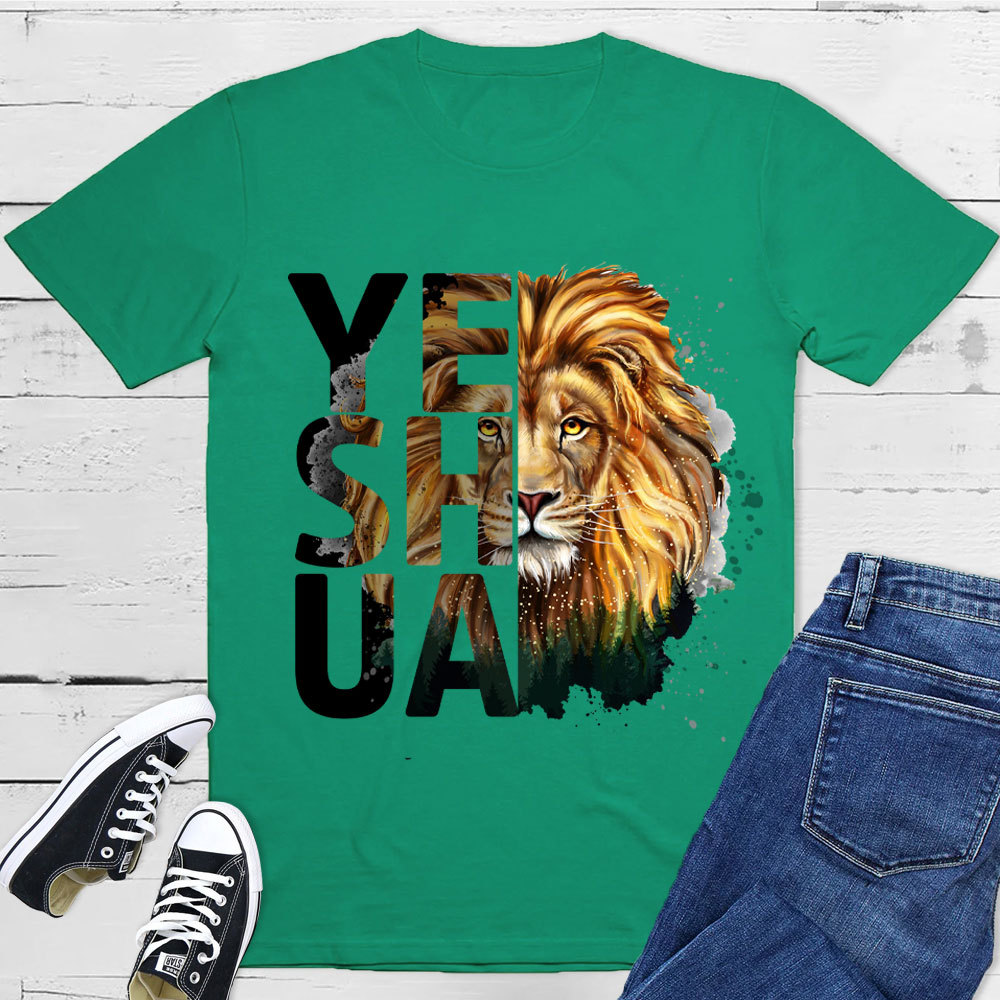 Yeshua And Lion Christian T-Shirt