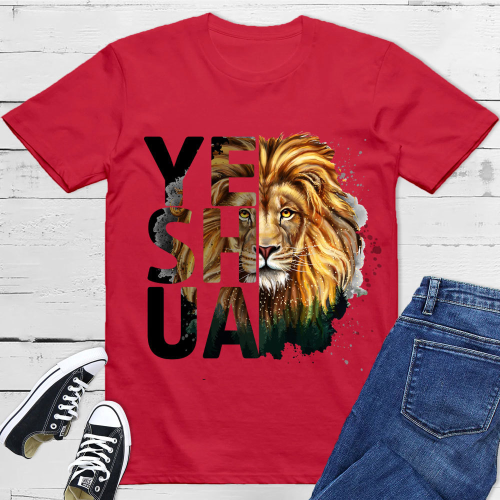 Yeshua And Lion Christian T-Shirt