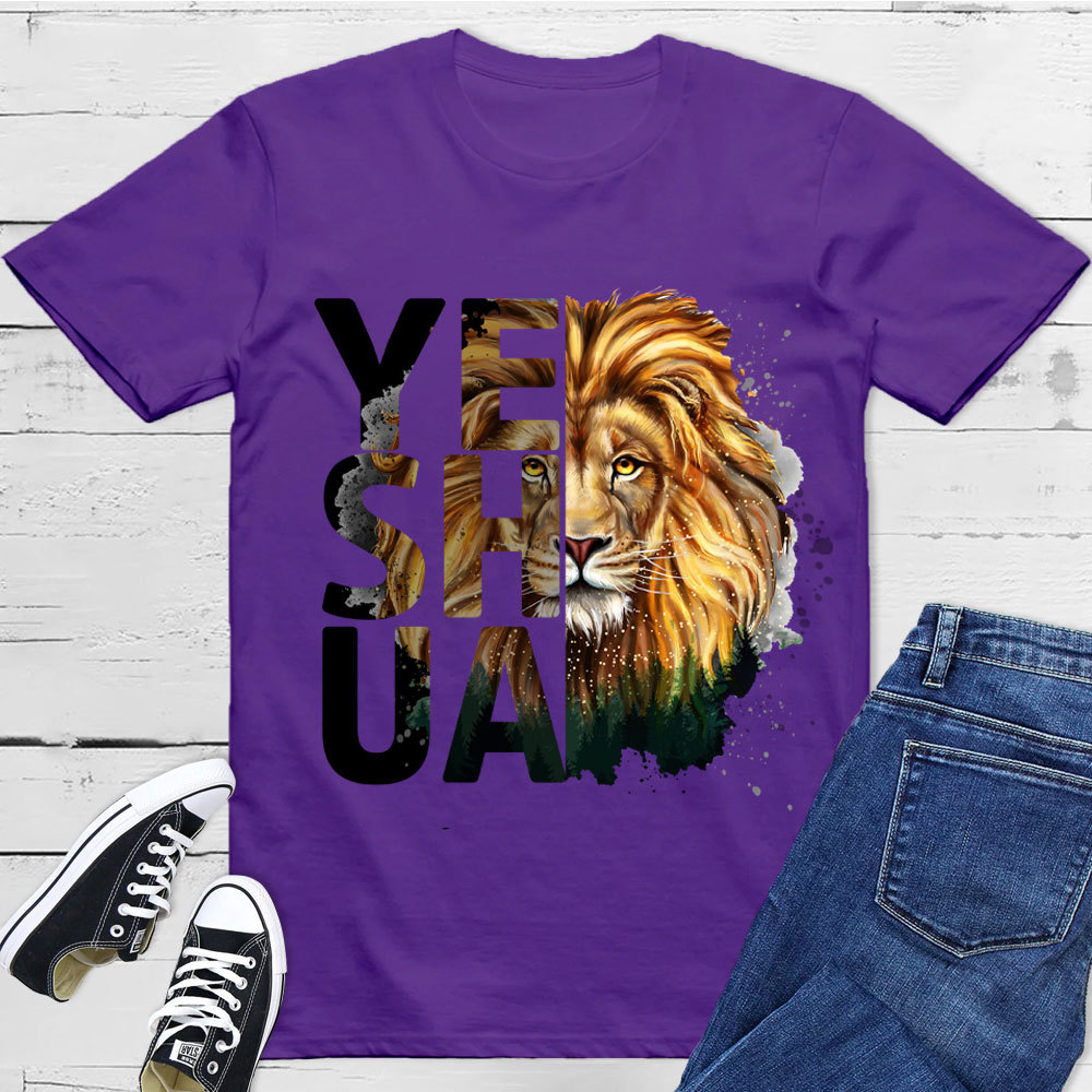 Yeshua And Lion Christian T-Shirt