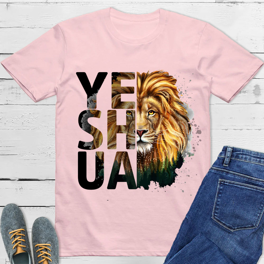 Yeshua And Lion Christian T-Shirt