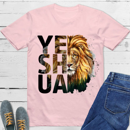Yeshua And Lion Christian T-Shirt