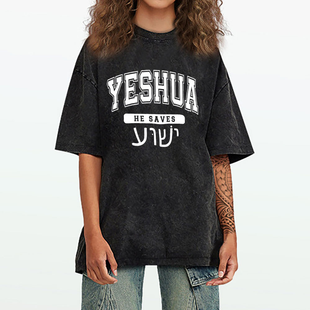 Yeshua Chirstian Washed T-Shirt