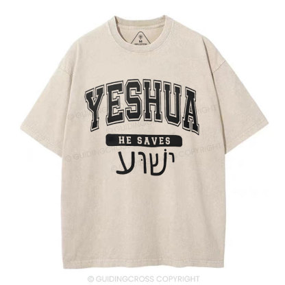 Yeshua Chirstian Washed T-Shirt