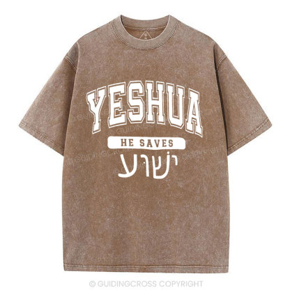Yeshua Chirstian Washed T-Shirt