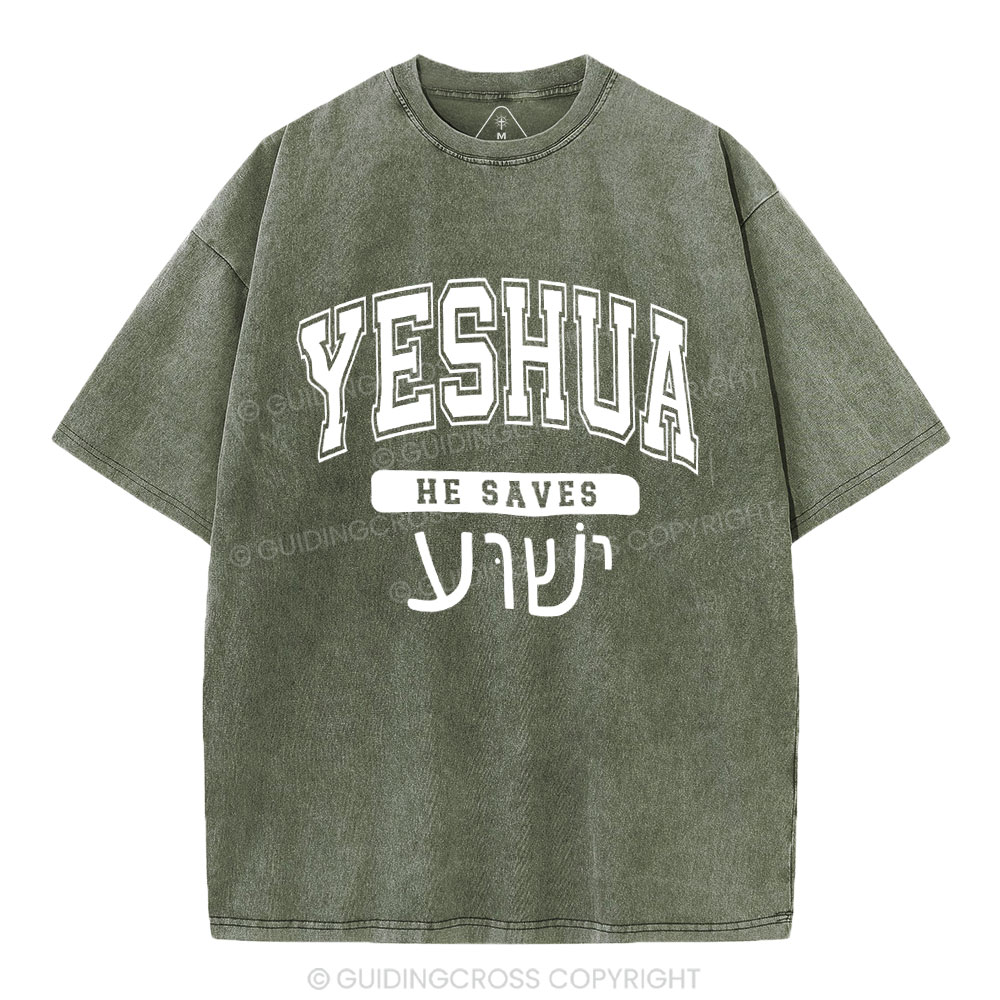 Yeshua Chirstian Washed T-Shirt