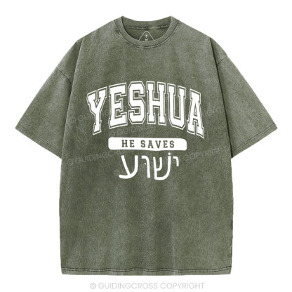 Yeshua Chirstian Washed T-Shirt