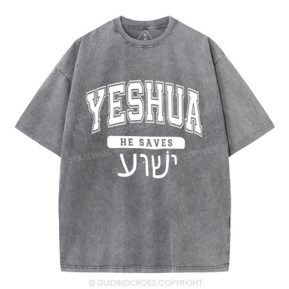 Yeshua Chirstian Washed T-Shirt