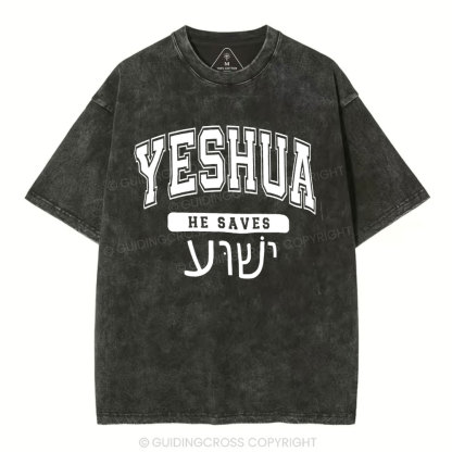 Yeshua Chirstian Washed T-Shirt