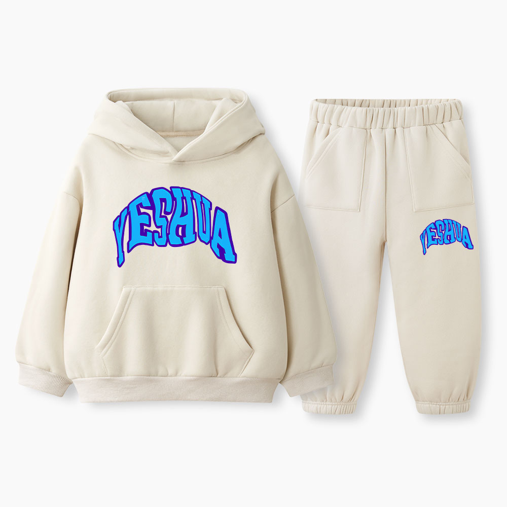 Yeshua Christian Kid Fleece Hoodie Set