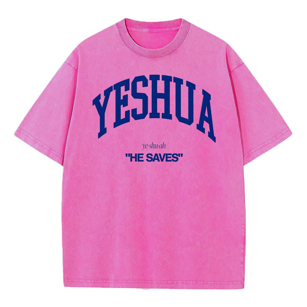 Yeshua Christian Washed T-Shirt