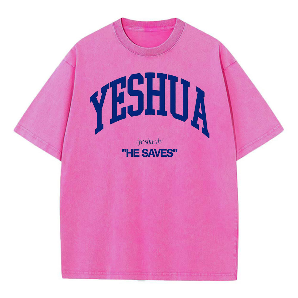 Yeshua Christian Washed T-Shirt