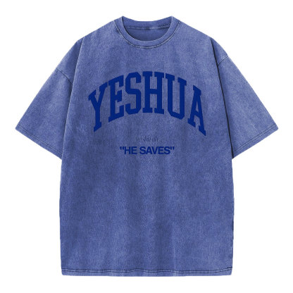 Yeshua Christian Washed T-Shirt