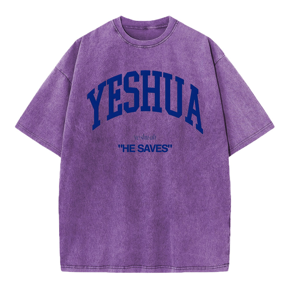 Yeshua Christian Washed T-Shirt
