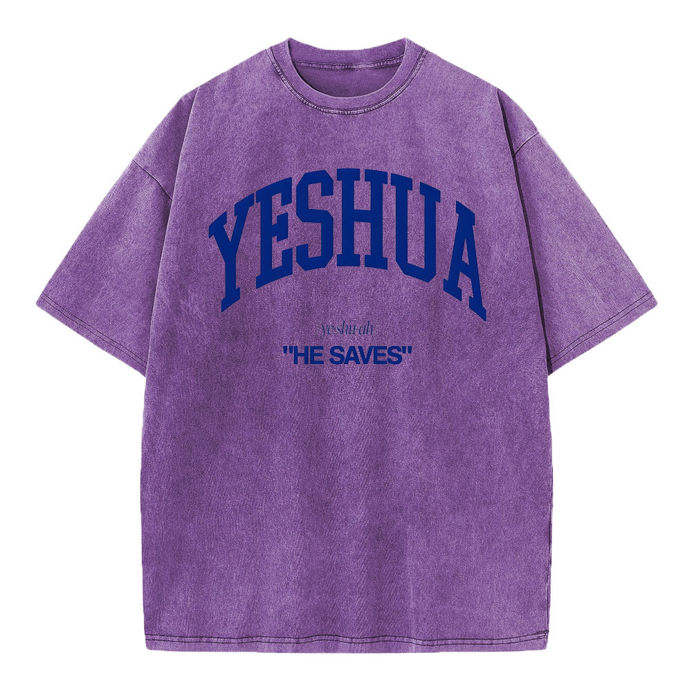 Yeshua Christian Washed T-Shirt