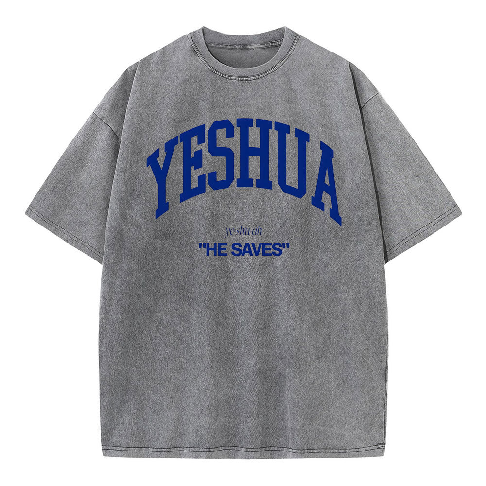 Yeshua Christian Washed T-Shirt