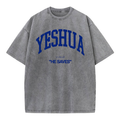Yeshua Christian Washed T-Shirt