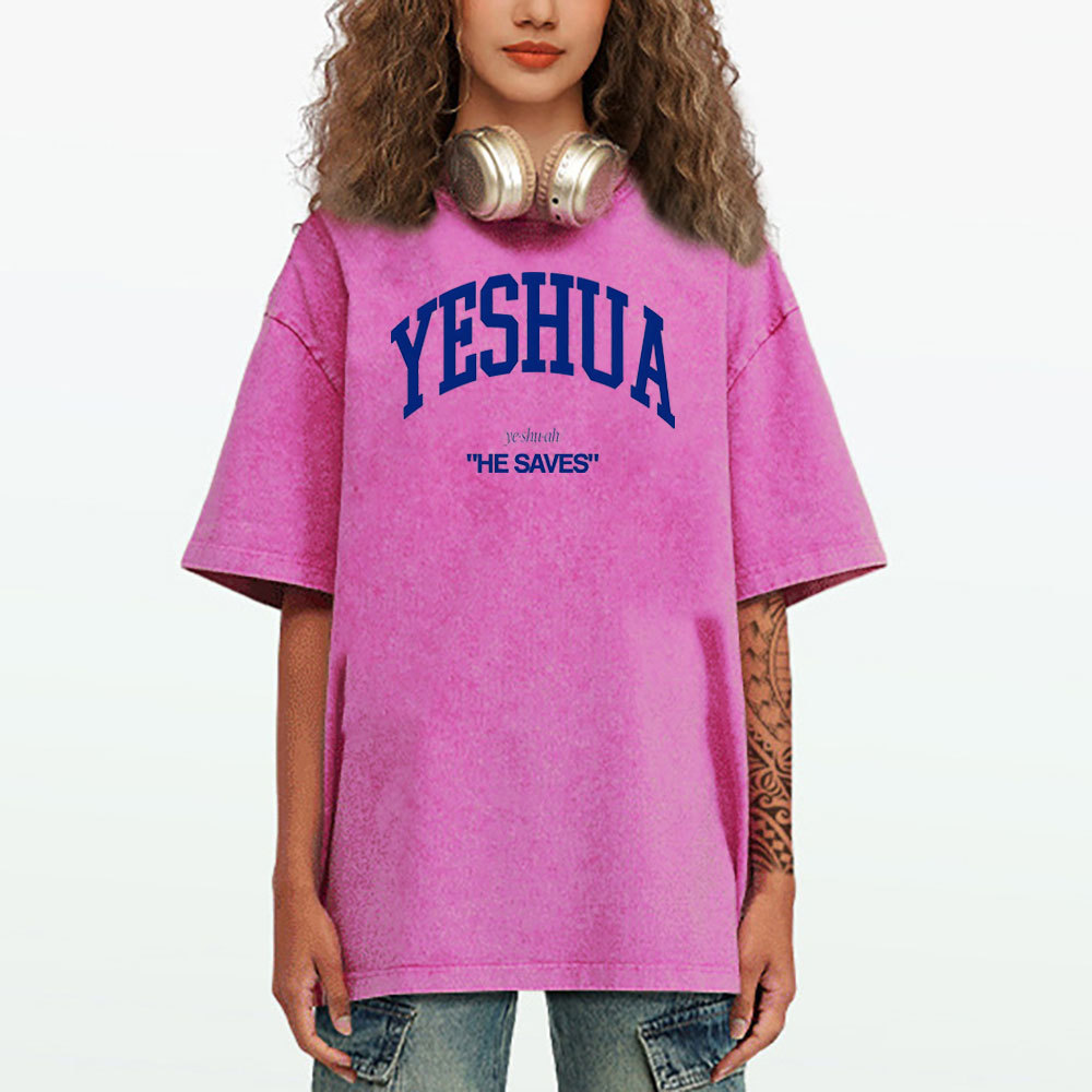 Yeshua Christian Washed T-Shirt