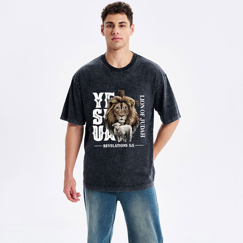 Yeshua Christian Washed T-Shirt