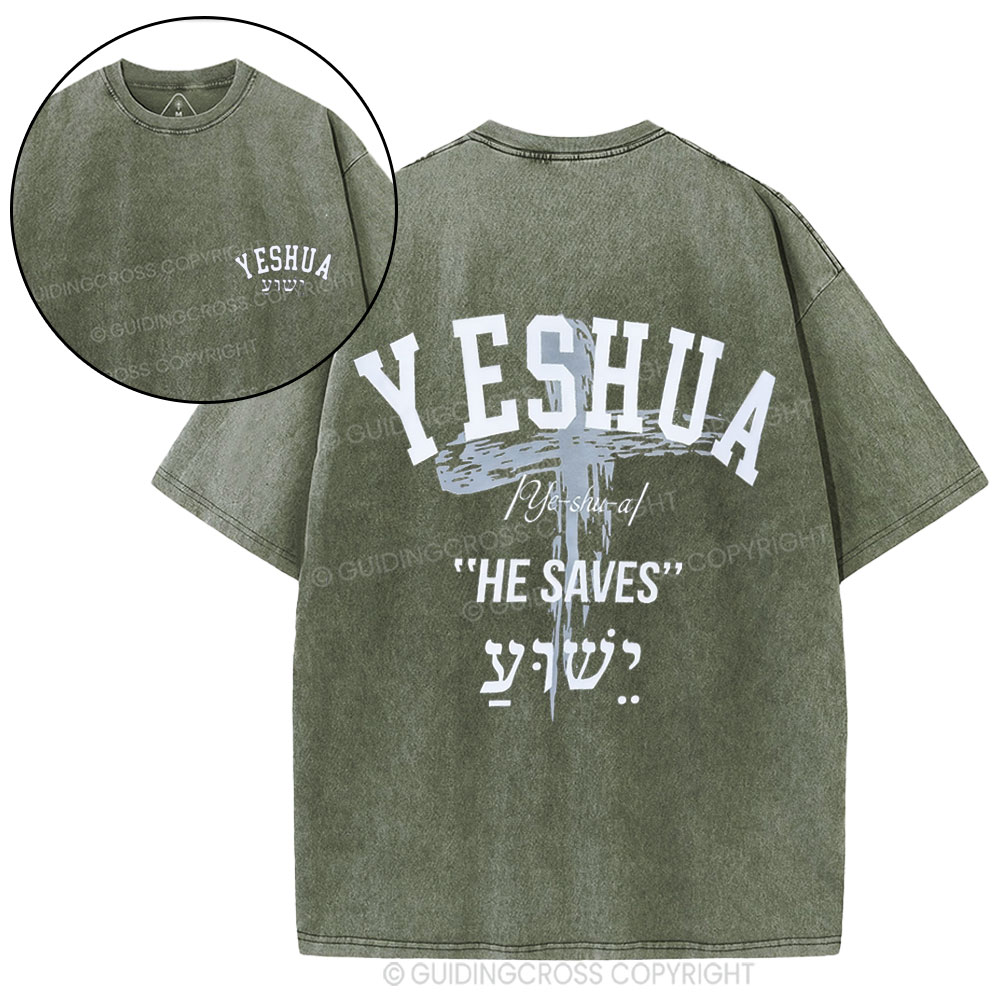 Yeshua Christian Washed T-Shirt