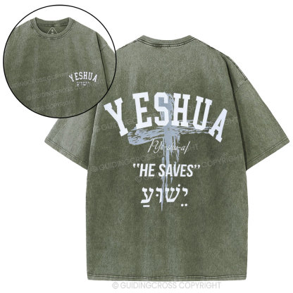 Yeshua Christian Washed T-Shirt