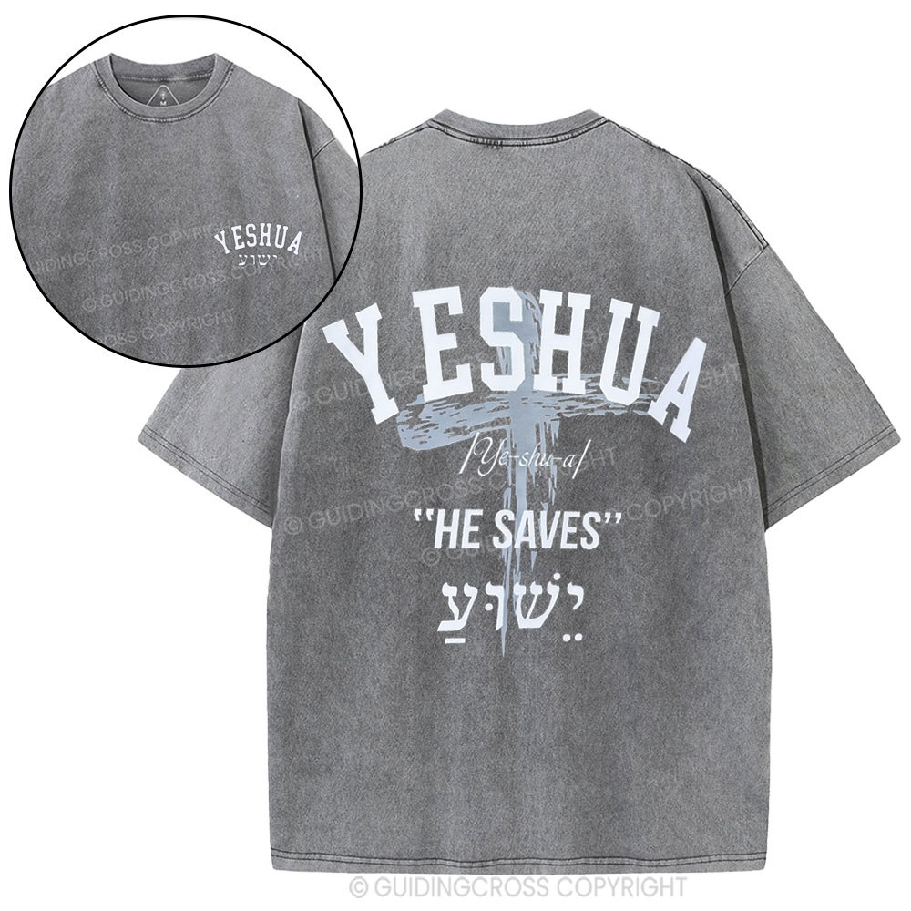 Yeshua Christian Washed T-Shirt