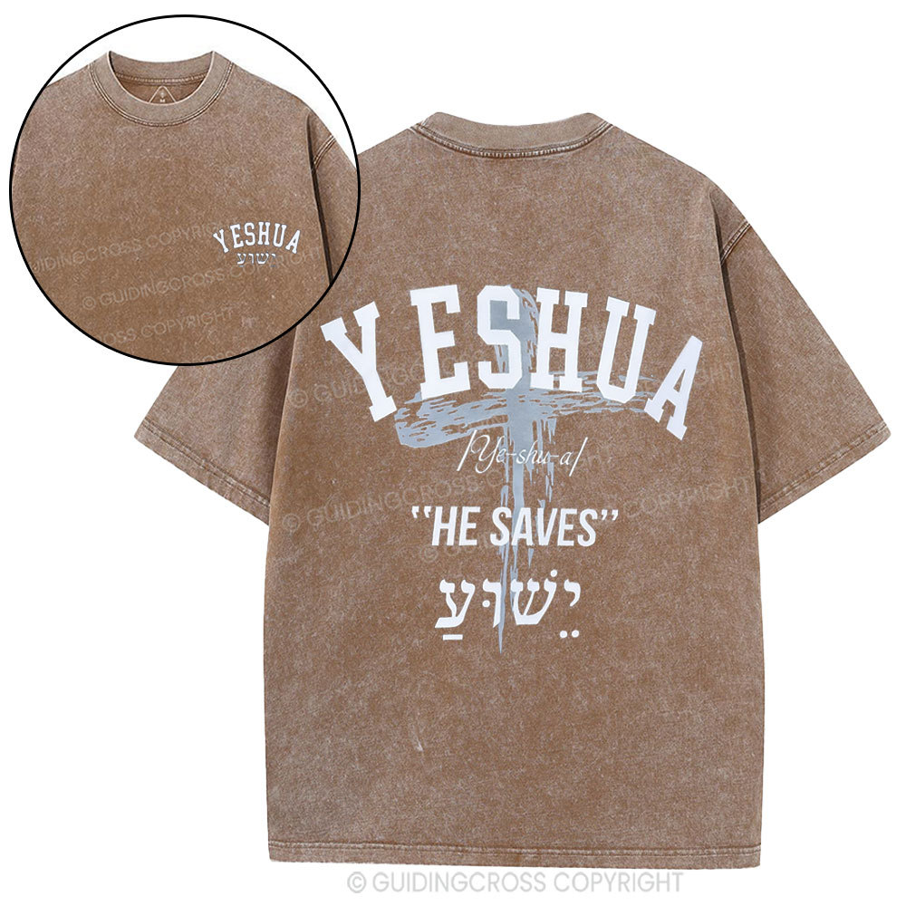 Yeshua Christian Washed T-Shirt