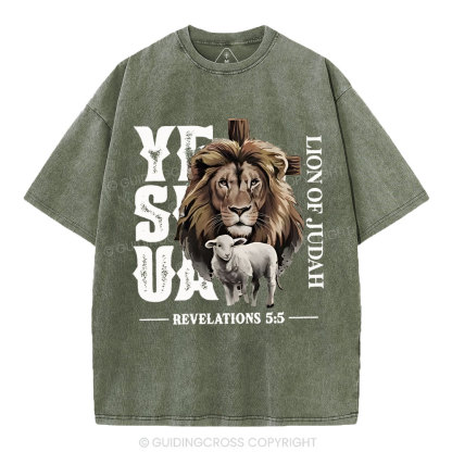 Yeshua Christian Washed T-Shirt