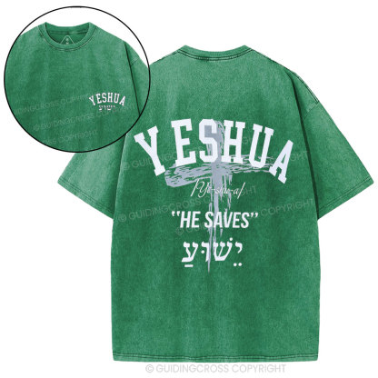 Yeshua Christian Washed T-Shirt