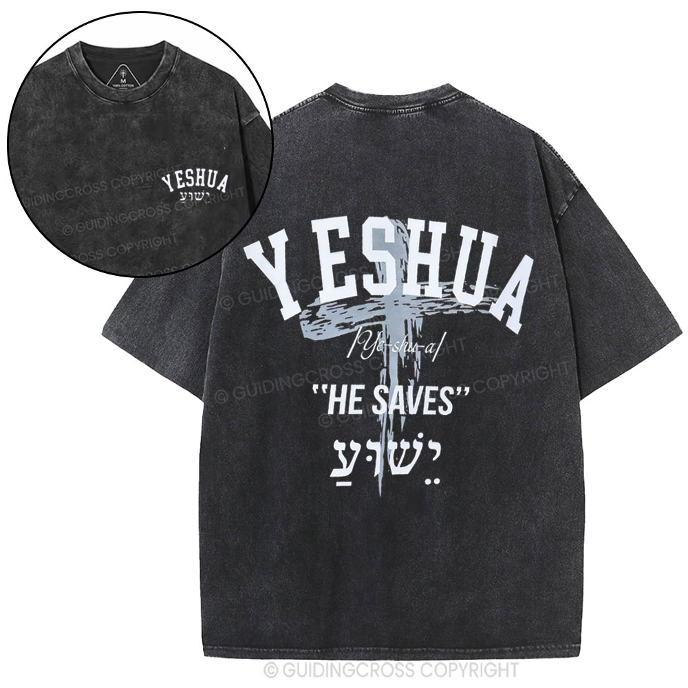Yeshua Christian Washed T-Shirt