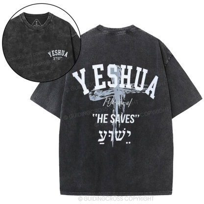 Yeshua Christian Washed T-Shirt
