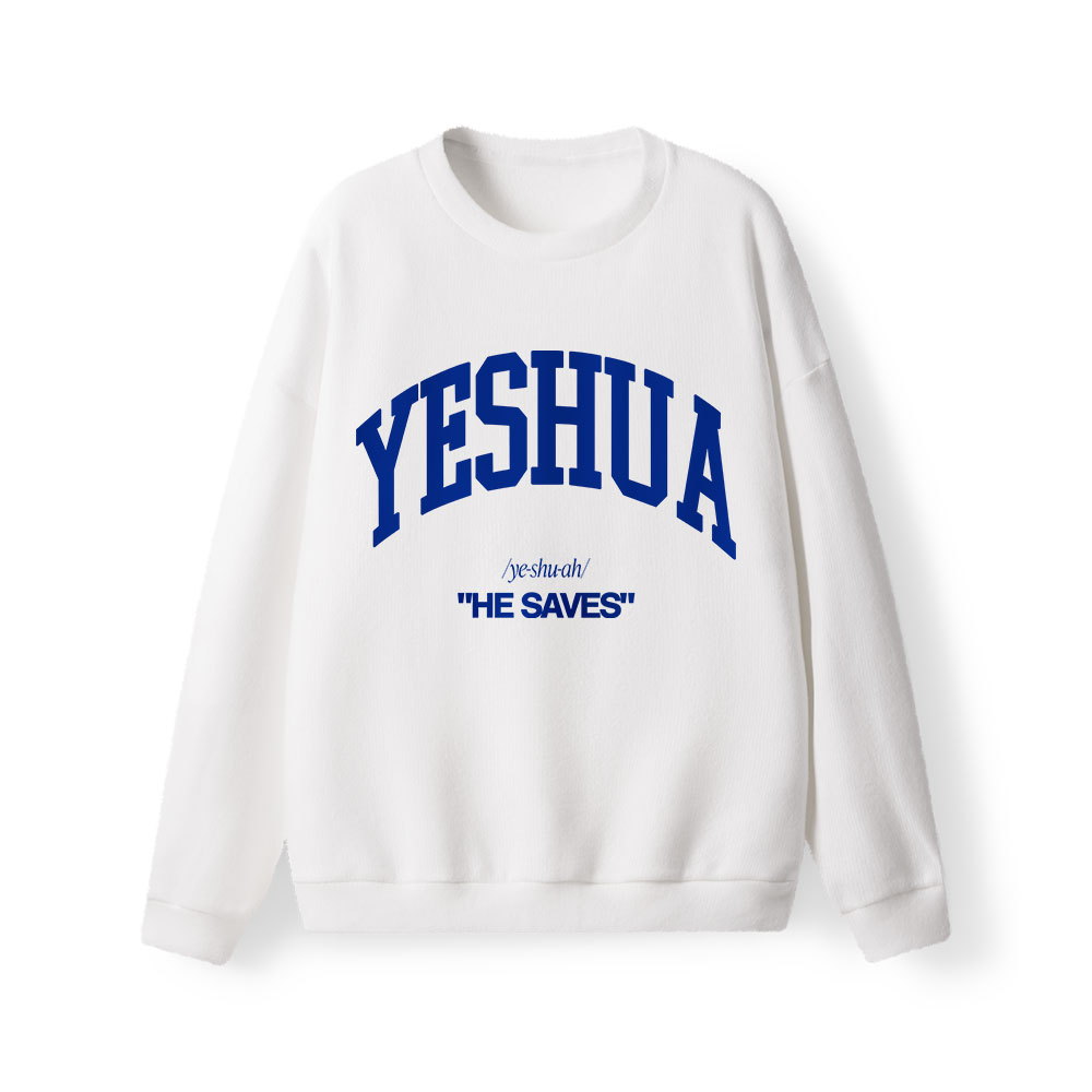 Yeshua He Saves Lightweight Sweater
