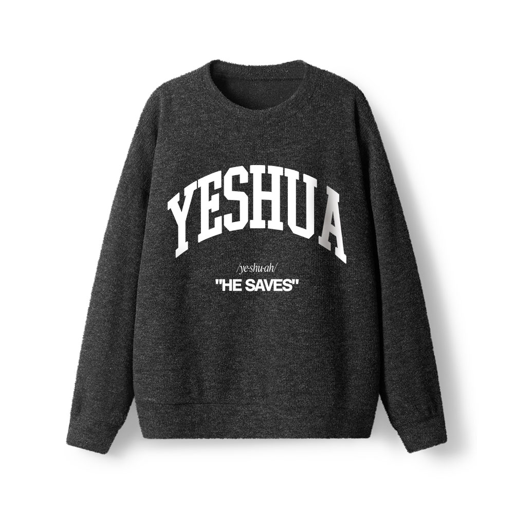 Yeshua He Saves Lightweight Sweater