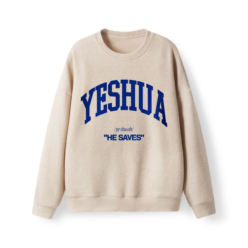 Yeshua He Saves Lightweight Sweater