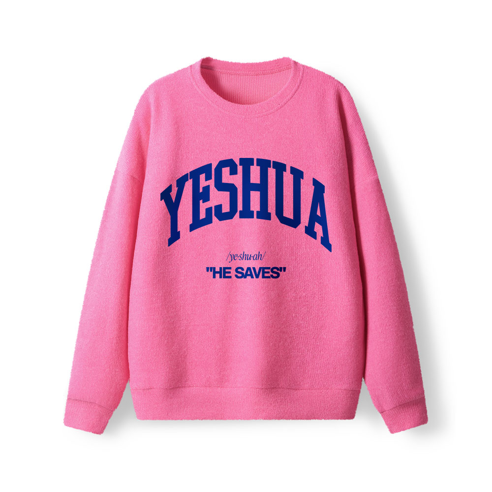 Yeshua He Saves Lightweight Sweater