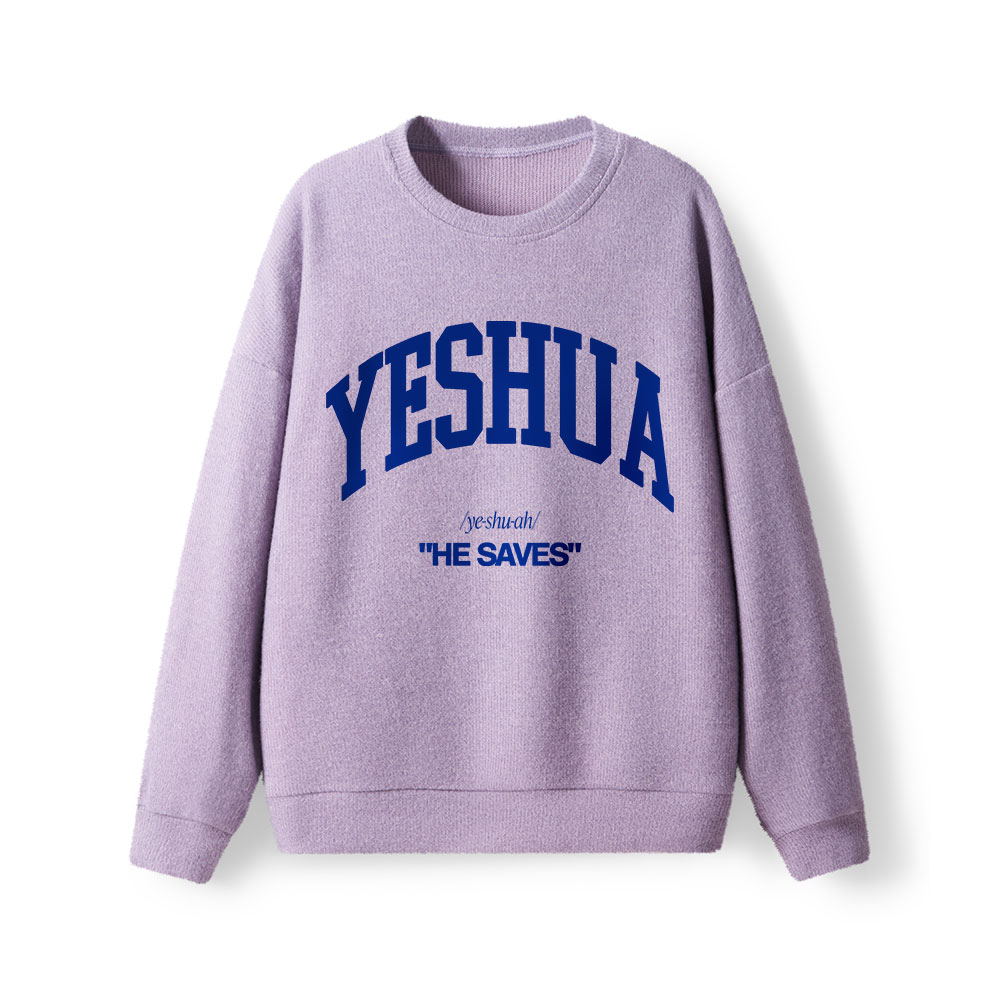 Yeshua He Saves Lightweight Sweater