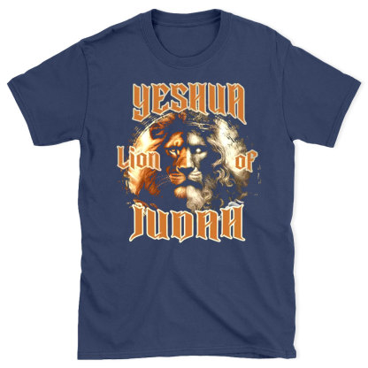 Yeshua Lion Of Judah Christian Washed T-Shirt